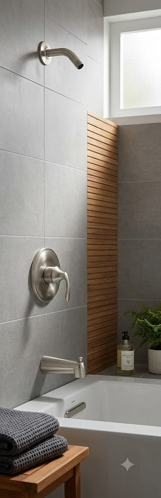 Moen UT2133NHBN Eva Brushed Nickel M-CORE Tub Shower Trim Kit No Head